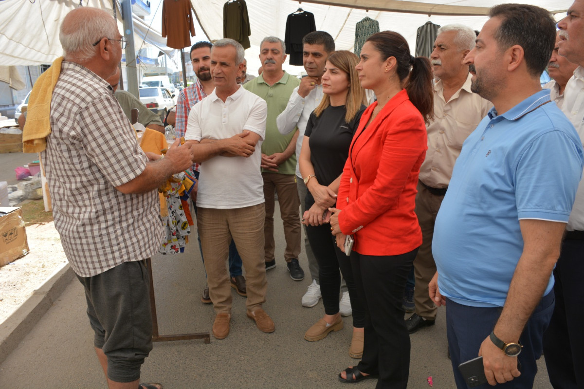 Kızıltepe Belediyesin'den Pazarcı esnafına ziyaret