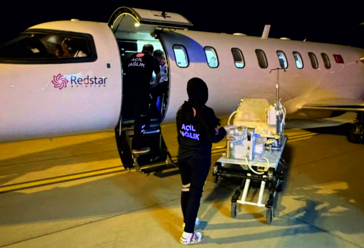 Mardin’de hasta bebek ambulans uçakla Konya’ya sevk edildi