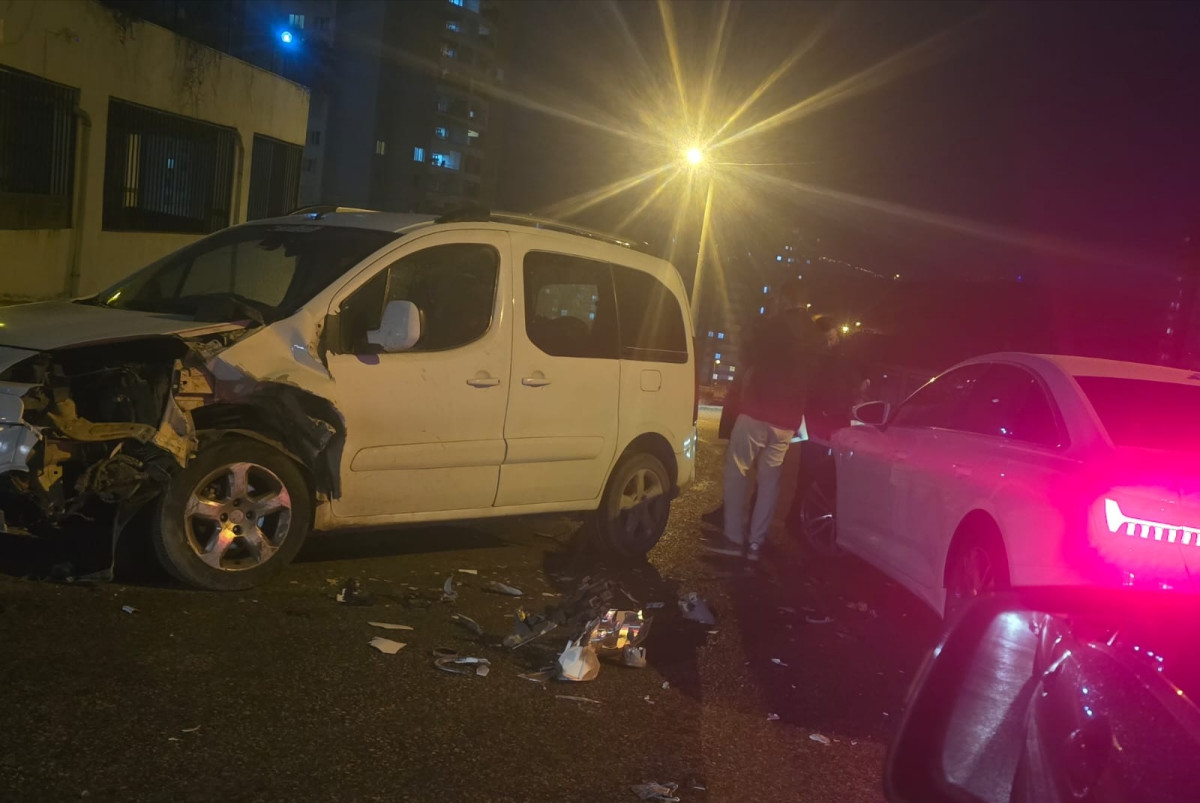 Mardin'de maddi hasarlı trafik kazası