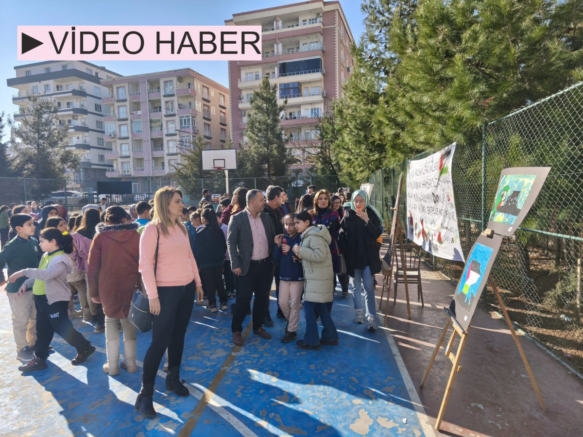 Mardinli Öğrencilerden Gazze’ye Destek Sergisi 